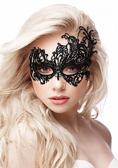 ROYAL BLACK LACE MASK BLACK