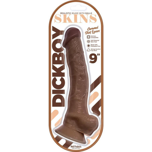 Dickboy Skins Dildo Chocolate Lovers 9"