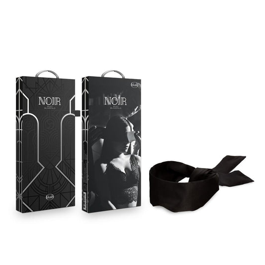 Noir Silky Blindfold Black