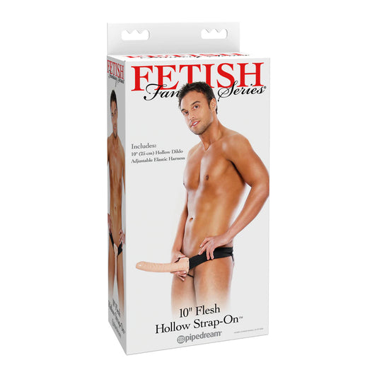 FF  10'' HOLLOW STRAP-ON FLESH