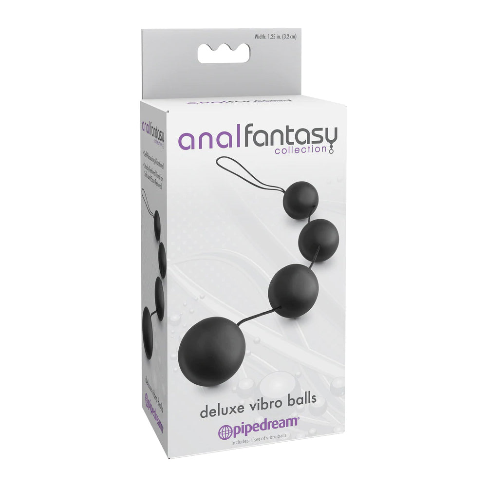 Anal Fantasy Collection Deluxe Vibro Balls Black