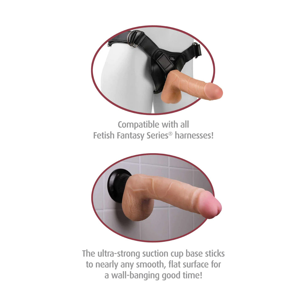 Real Feel Deluxe No. 6 8.5" Flesh