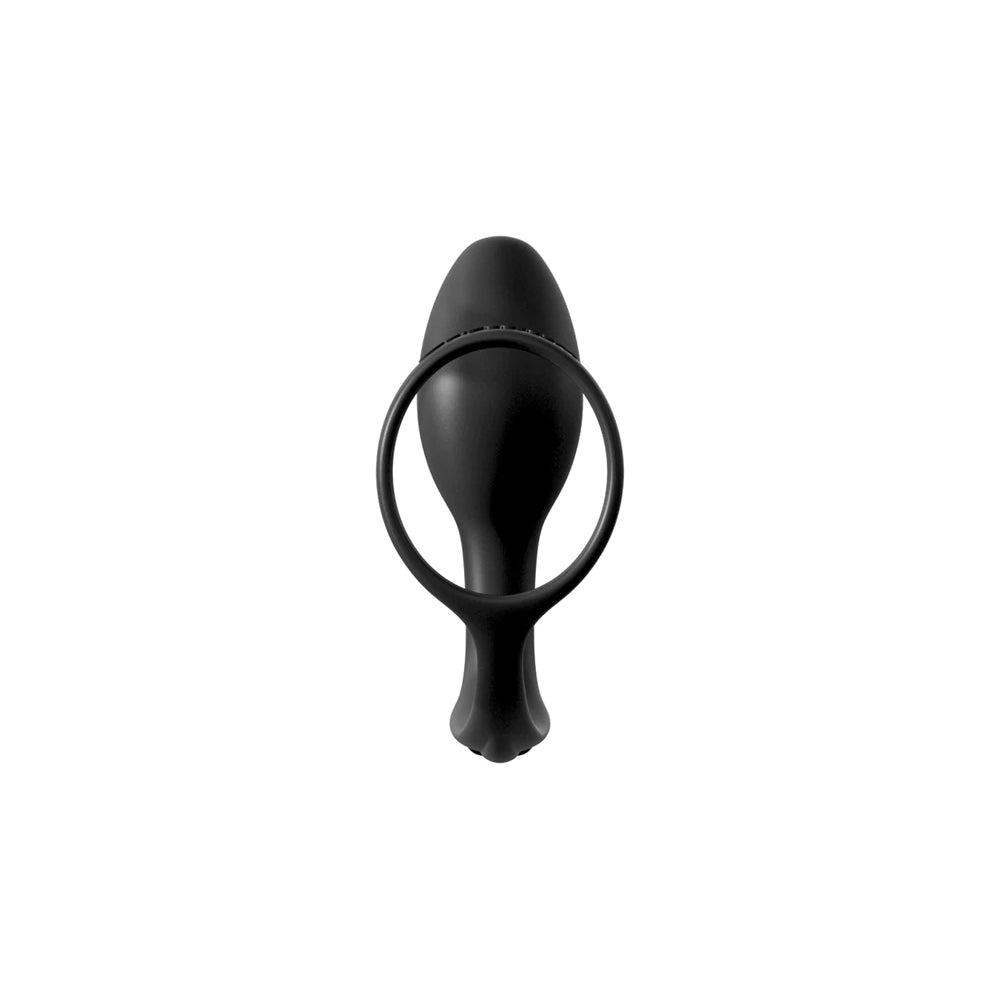 Anal Fantasy Collection Ass-Gasm Cockring Beginners Plug Black