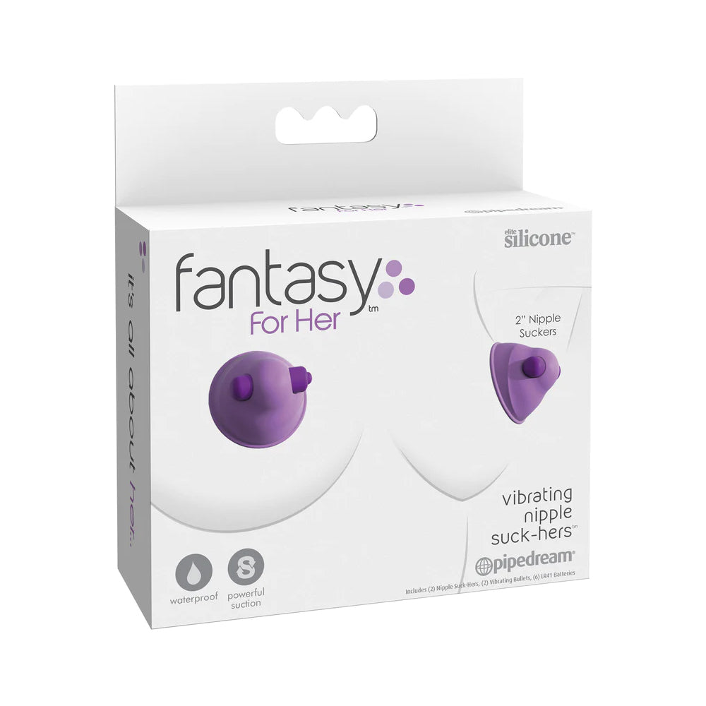 Fantasy For Her Vibrating Nipple Suck-Hers Purple
