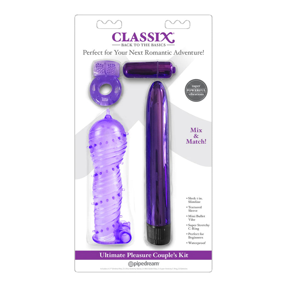 Classix Ultimate Pleasure Couples Kit Purple