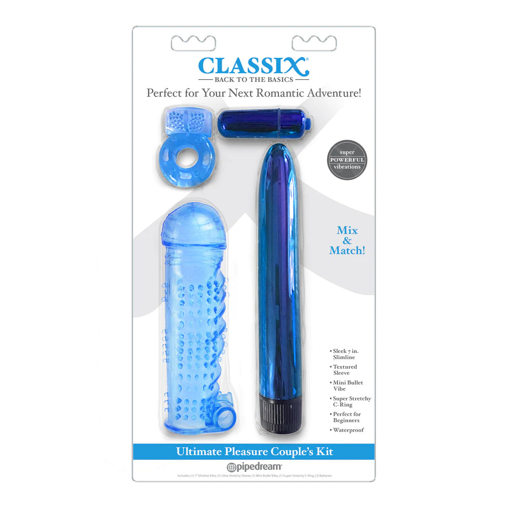 Classix Ultimate Pleasure Couples Kit Blue
