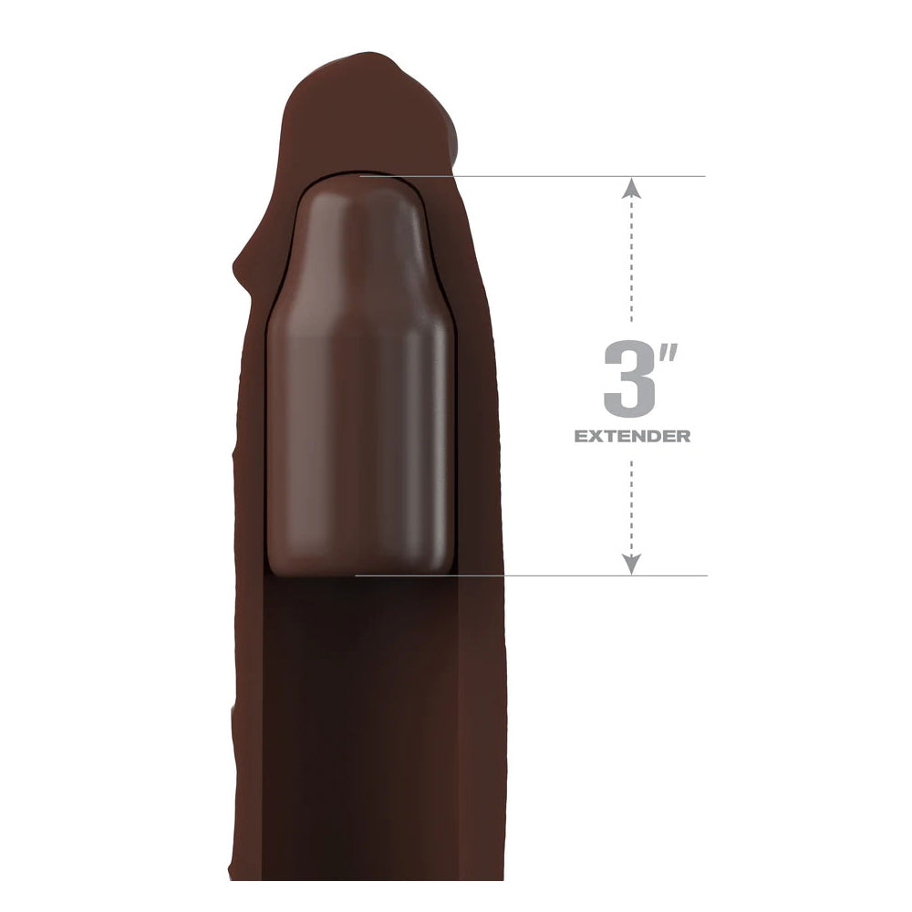 Fantasy X-Tensions Elite 7'' Extension With Strap Brown