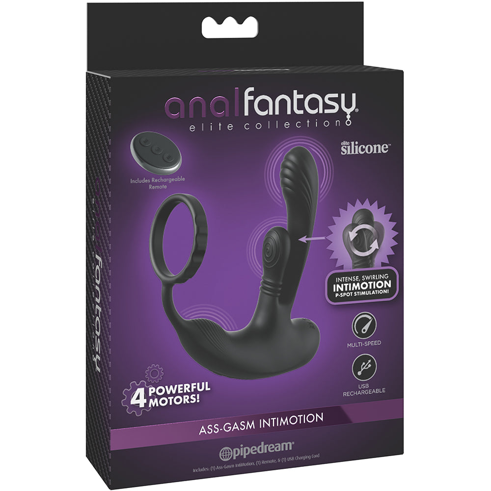 Anal Fantasy Elite Ass-Gasm IntiMotion Black