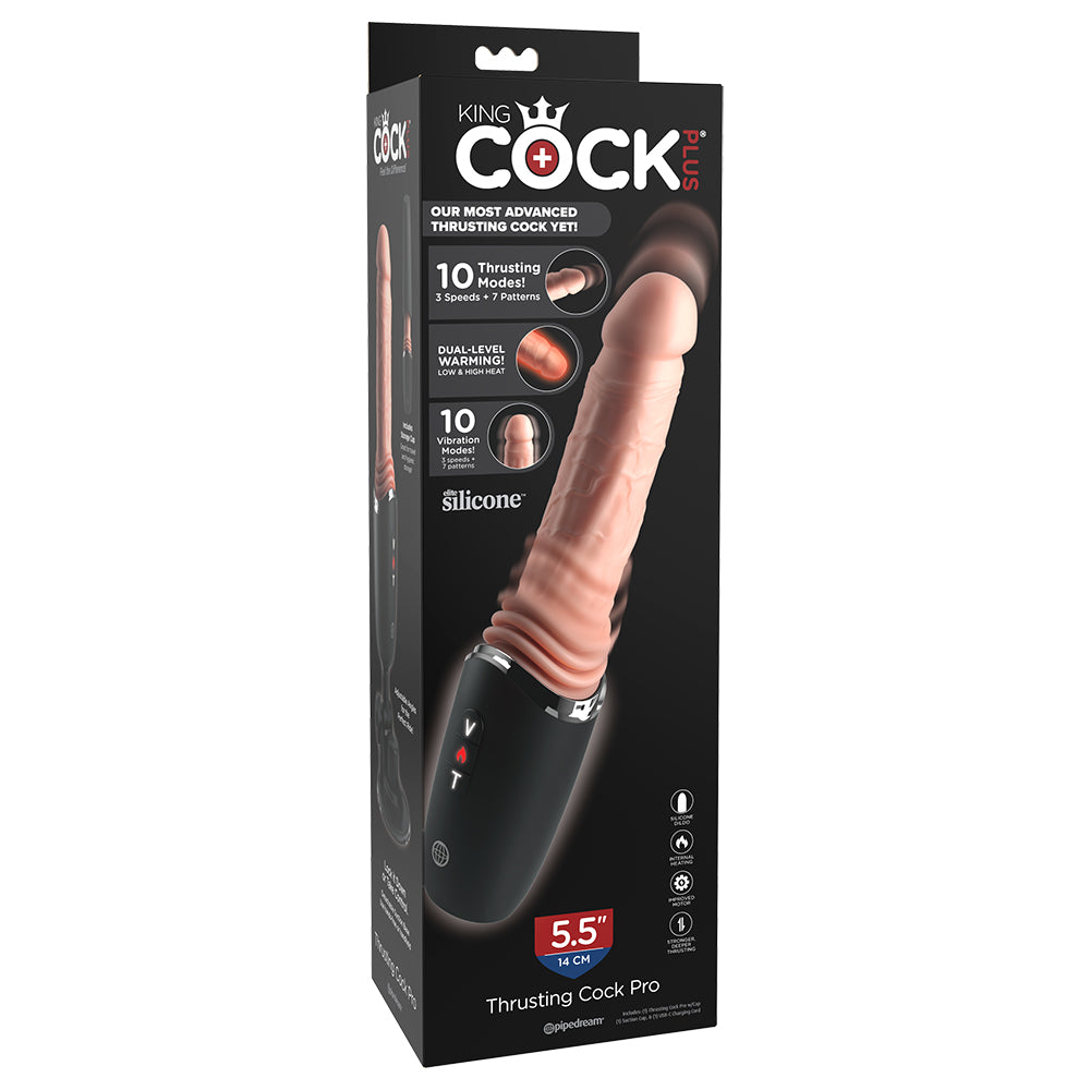King Cock Plus 5.5" Thrusting Cock Pro Light
