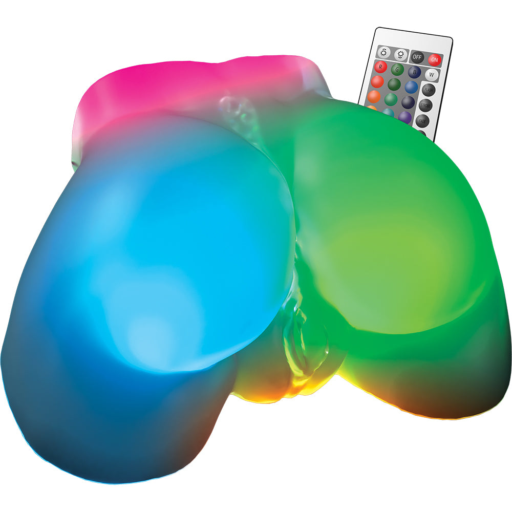 PDX Elite Go-Go Booty Led Mega Masturbator Frosted