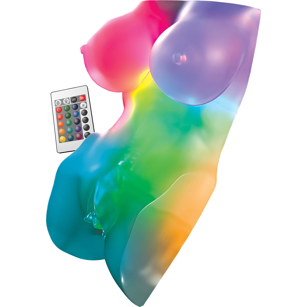 PDX Elite Go-Go Bator Led Mega Masturbator Frosted