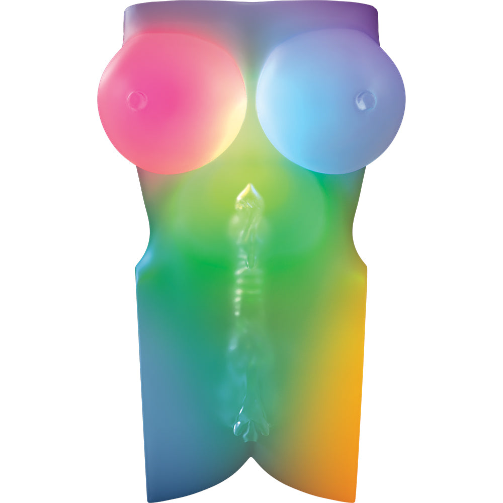 PDX Elite Go-Go Bator Led Mega Masturbator Frosted