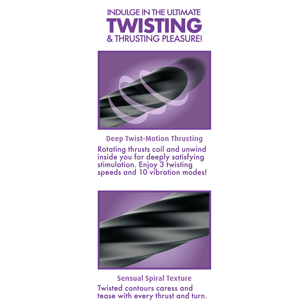 Anal Fantasy Elite Twist Ecstasy Black