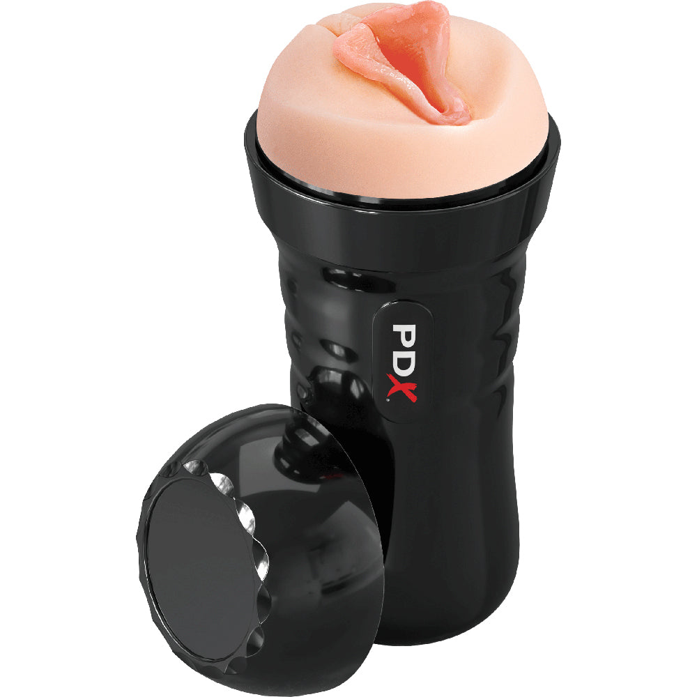 PDX Extreme Wet Pussies Vibrating Super Luscious Lips Control Freak Light