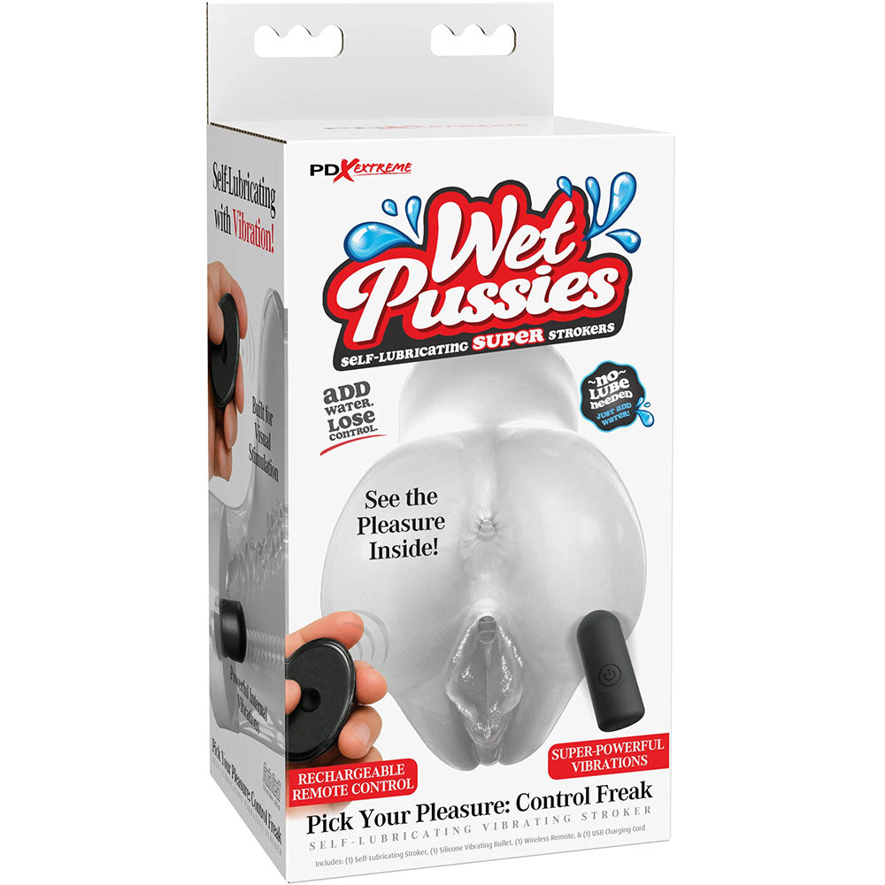 PDX Extreme Wet Pussies Vibrating Pick Your Pleasure: Control Freak Frost