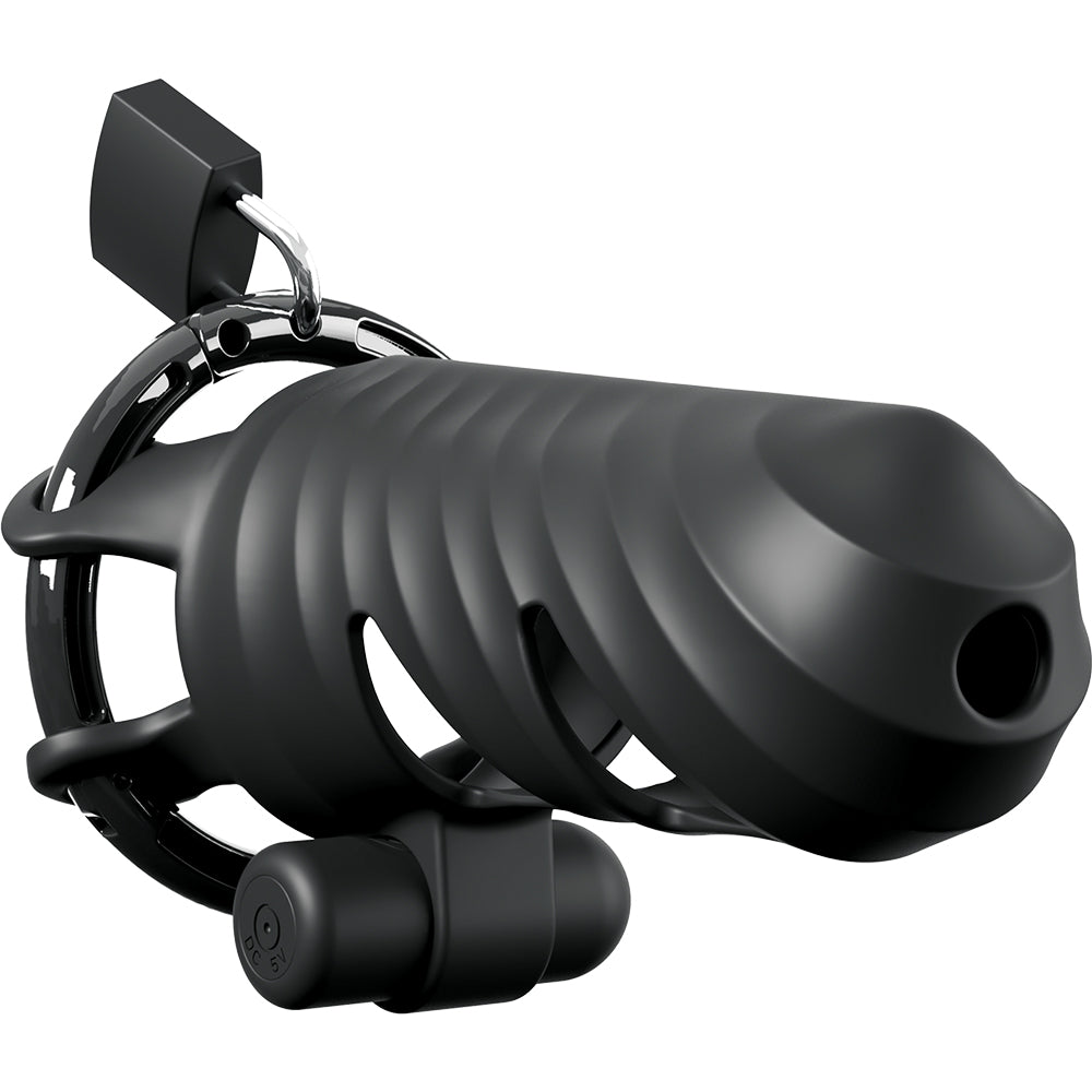 Fantasy C-Ringz Controlcore Harness Cock Blocker Black