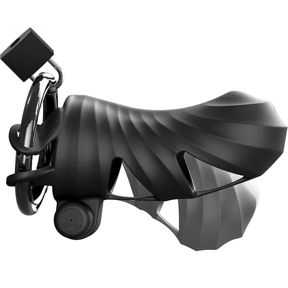 Fantasy C-Ringz Controlcore Harness Cock Blocker Black
