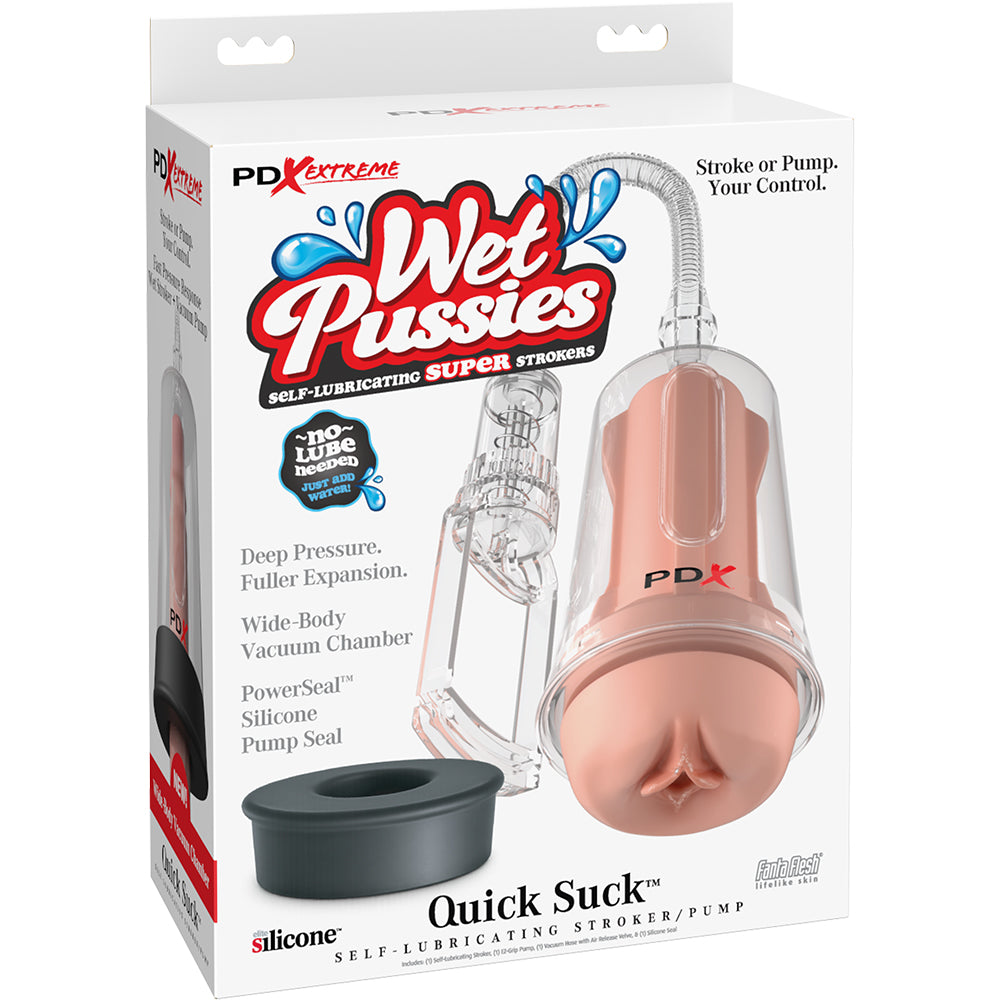 PDX Extreme Wet Pussies Pump System Quick Suck