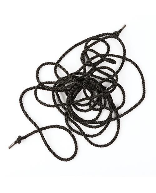 Sei Mio Knot in Control 10 m Silky Bondage Rope - Black