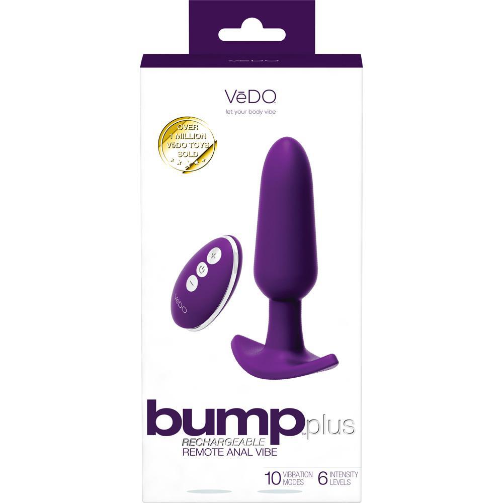 Vedo Bump Plus Rechargeable Remote Control Anal Vibe