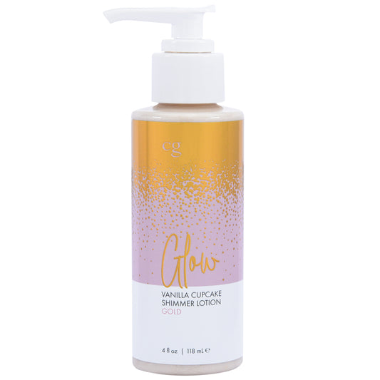 Cgc Vanilla Cupcake Fragranced Shimmer Lotion Gold 4 oz.