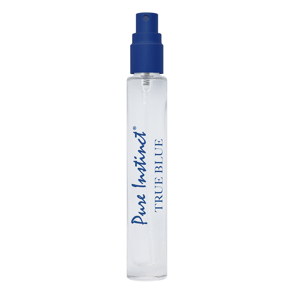 Pure Instinct Pheromone Infused Perfume Oil Eau De Parfum True Blue .31 oz.