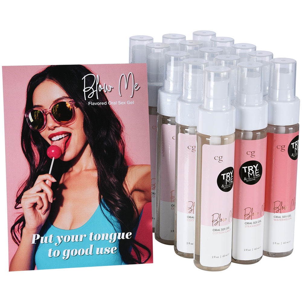 CGC Blow Me Oral Sex Gel 16pc Bundle With Testers