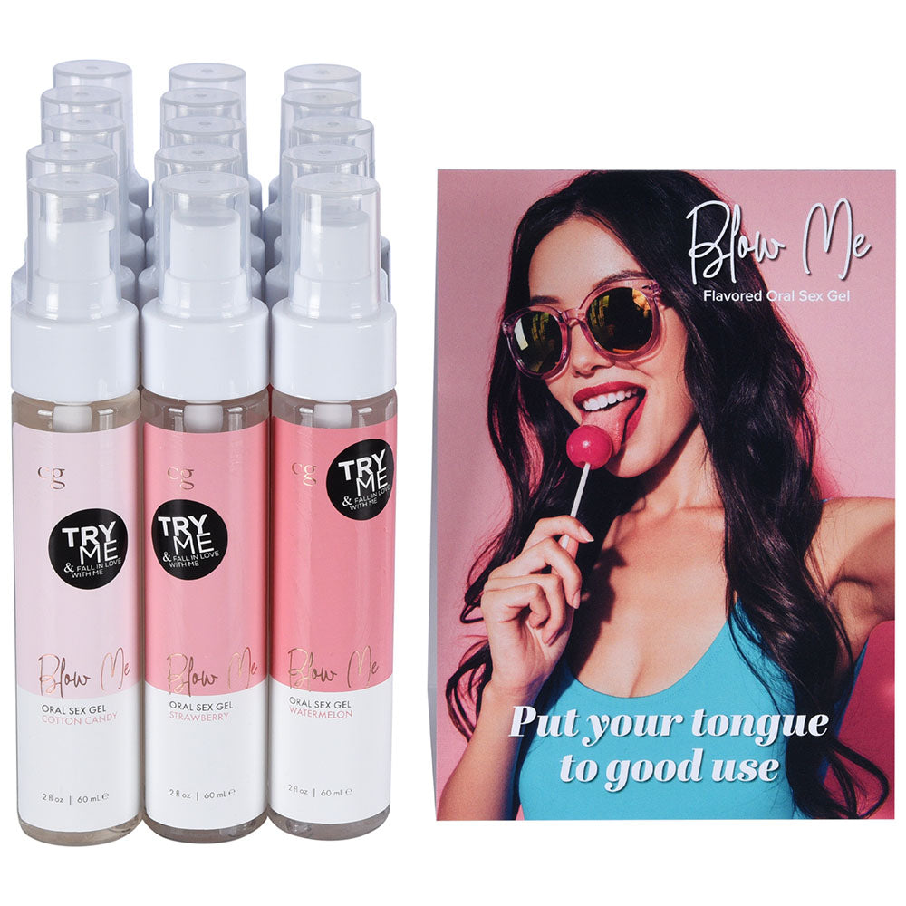 CGC Blow Me Oral Sex Gel 16pc Bundle With Testers