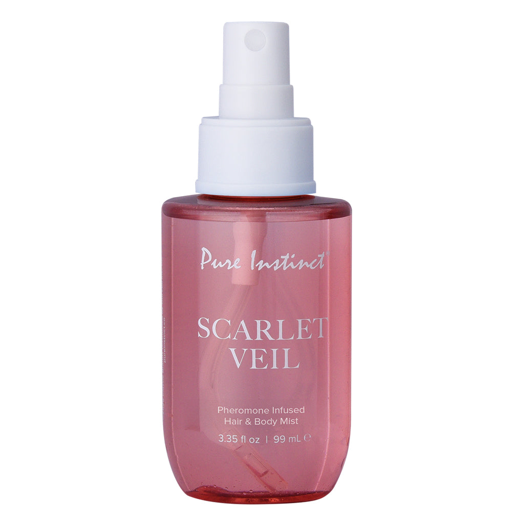 Pure Instinct Pheromone Infused Body & Hair Mist Scarlet Veil 3.35 oz.