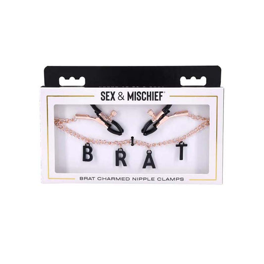 S&M Brat Charmed Nipple Clamps