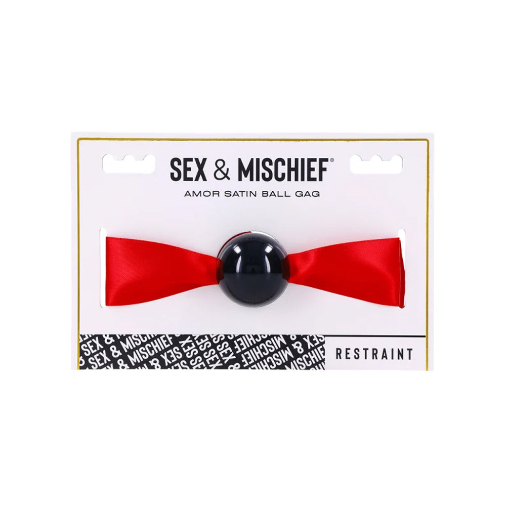 S&M Amor Satin Ball Gag