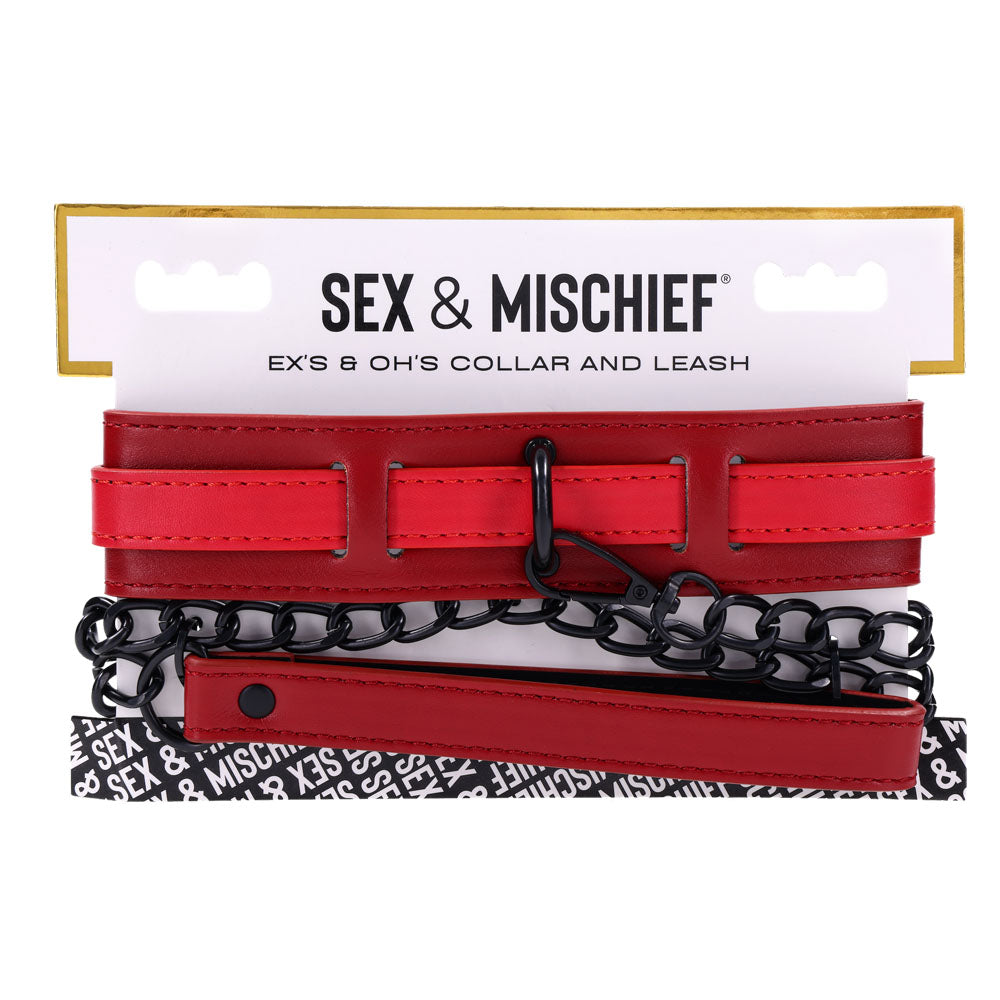 Ex's & Oh's Collar And Leash