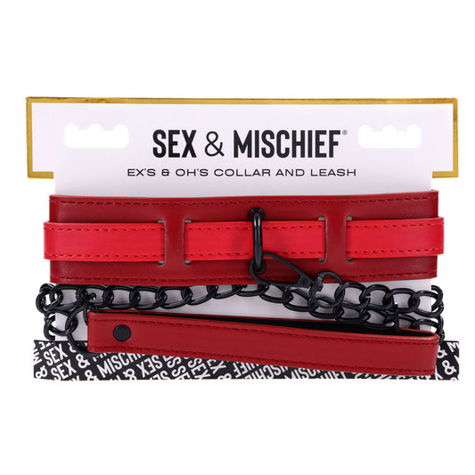 Ex's & Oh's Collar And Leash