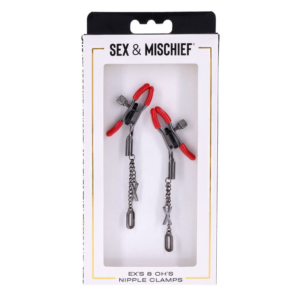 Ex's & Oh's Nipple Clamps