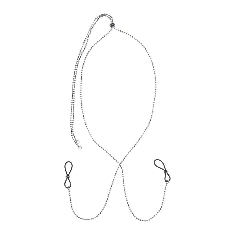 Ex's & Oh's Body Jewelry With Nipple Ties