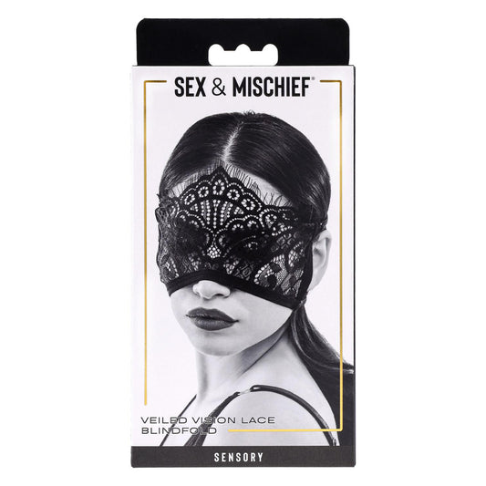 S&M Veiled Vision Lace Blindfold