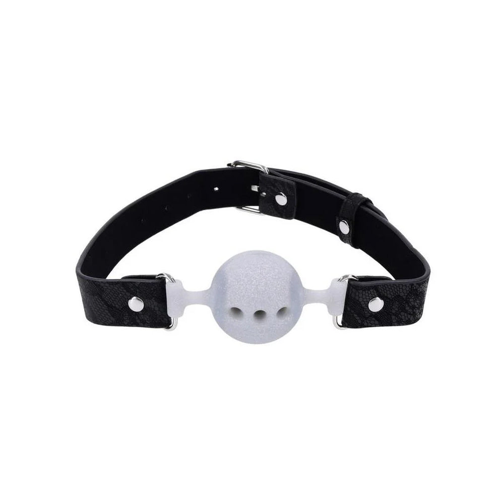 S&M Lace Silicone Breathable Ball Gag