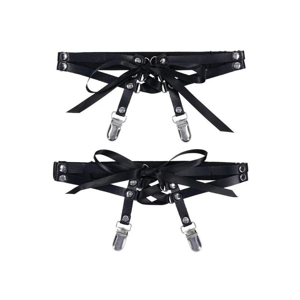 S&M Laced Up Garters