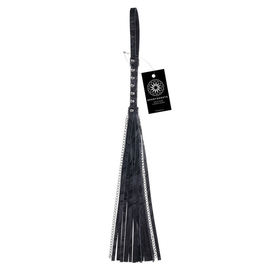 Velvet Noir Chain Flogger