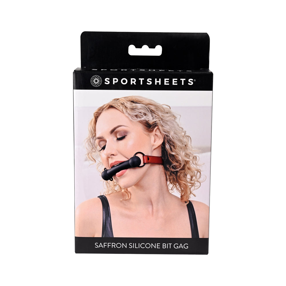 Saffron Silicone Bit Gag