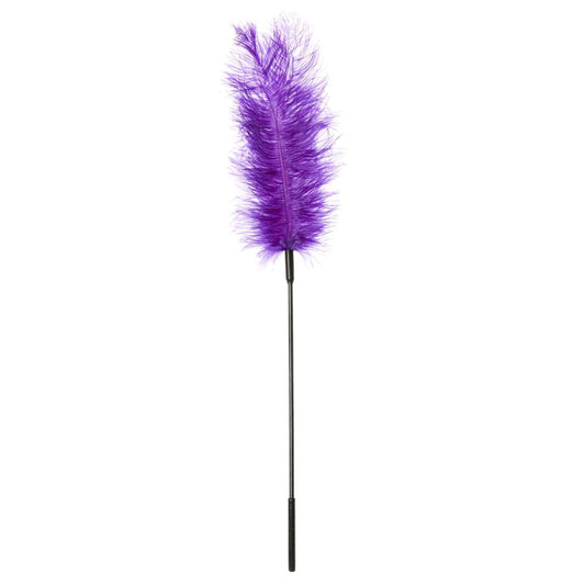 Ostrich Feather Tickler - Purple