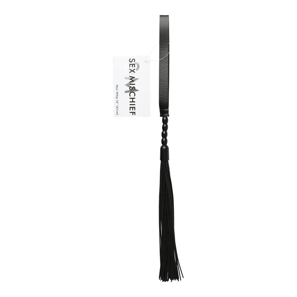 S&M Beaded Flogger Noir