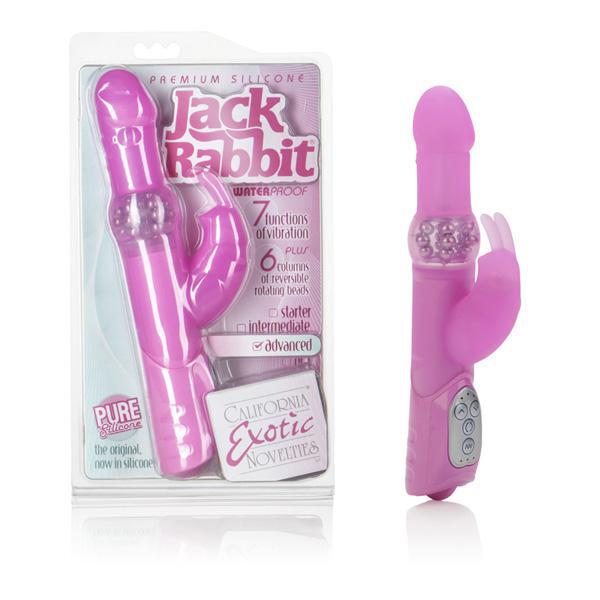 Premium Silicone Jack Rabbit Pink