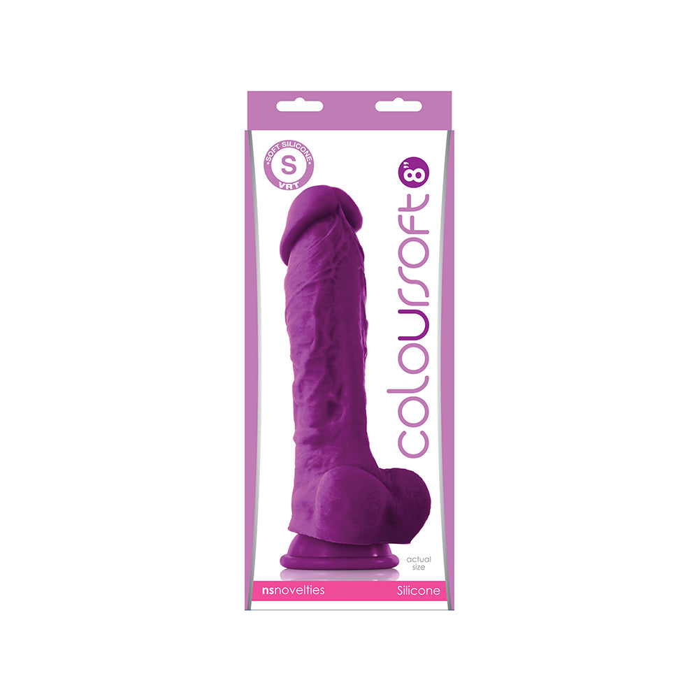 Colour-Soft 8" Soft Dildo