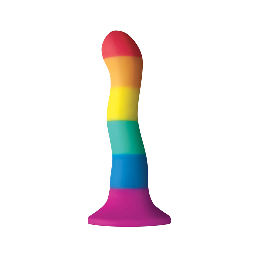 Colours Pride Edition 6" Wave Dildo Rainbow