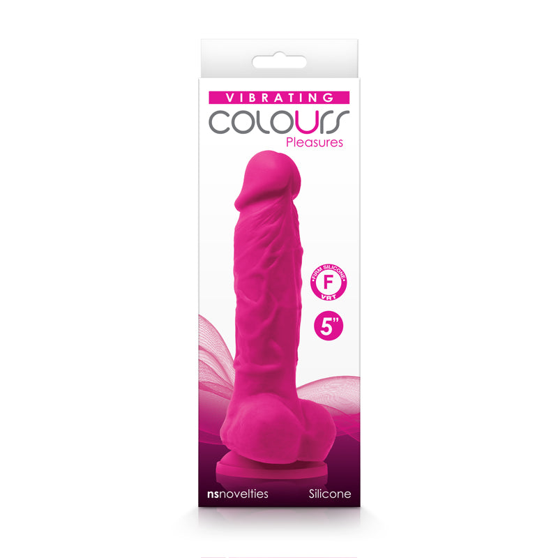 Colours Pleasures Vibrating 5" Dildo