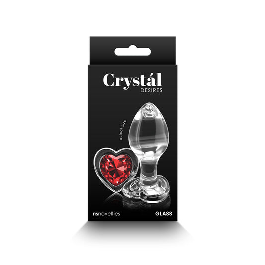 Crystal Desires Red Heart Medium