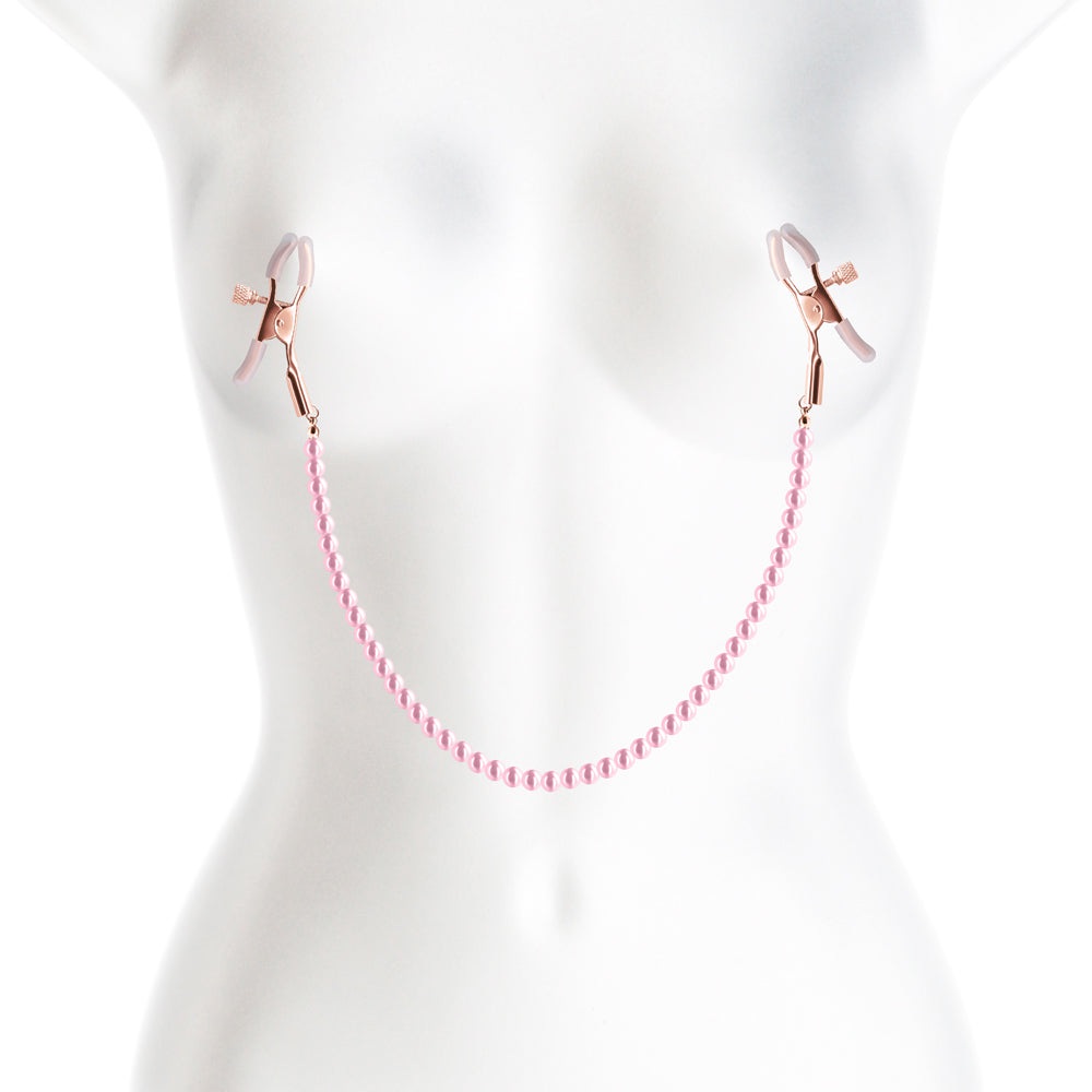 Bound Nipple Clamps Dc1 Pink