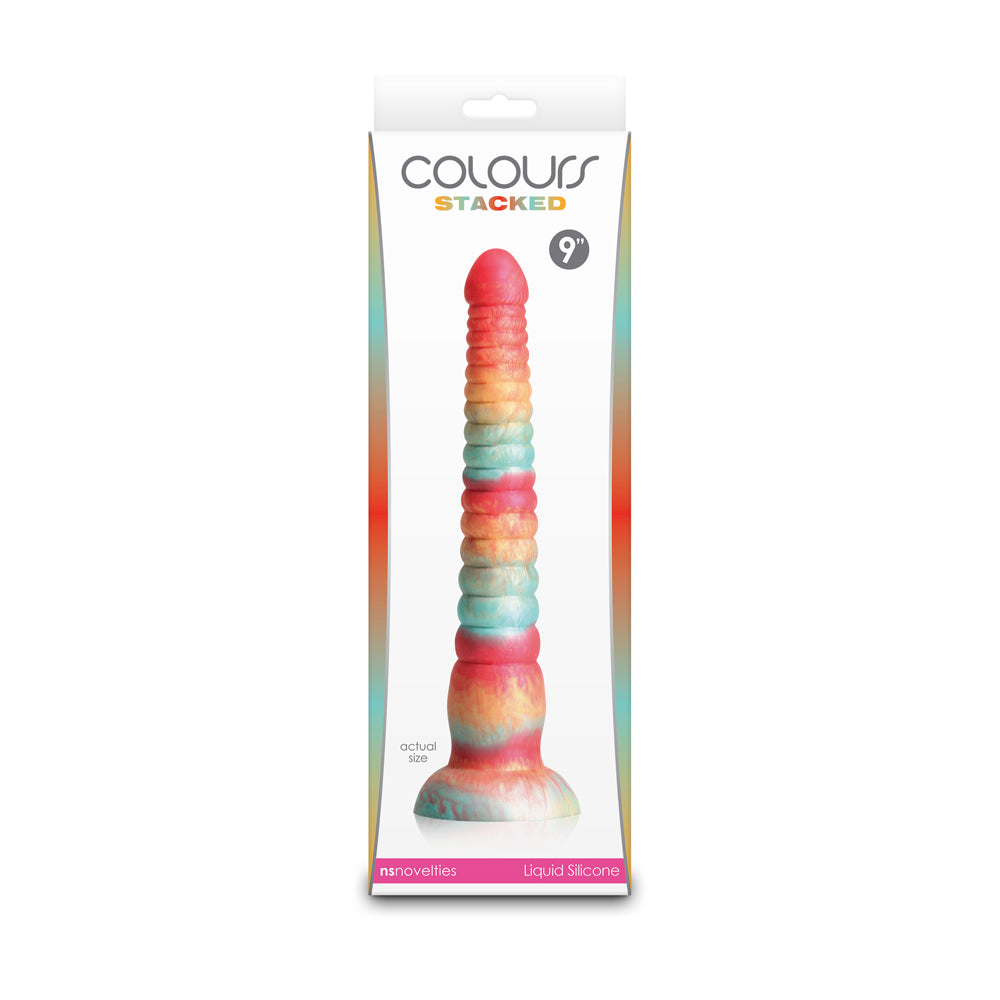 Colours Stacked 9" Dildo