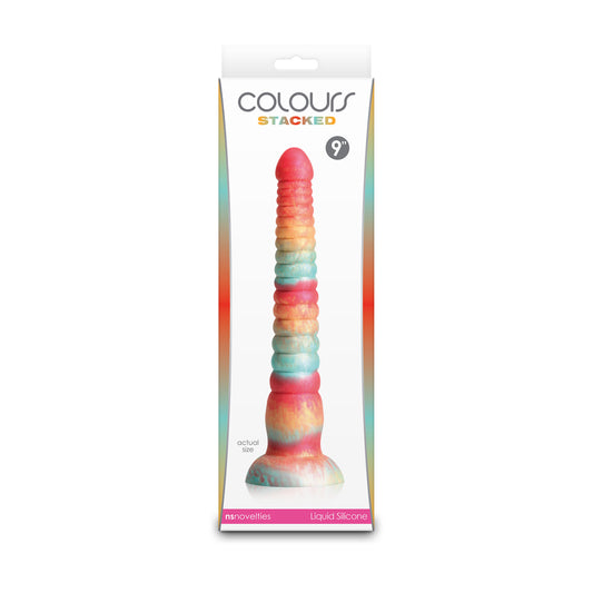 Colours Stacked 9" Dildo